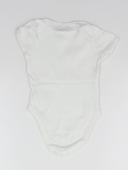 F&F Baby White   Babygrow One-Piece Size 6-9 Months
