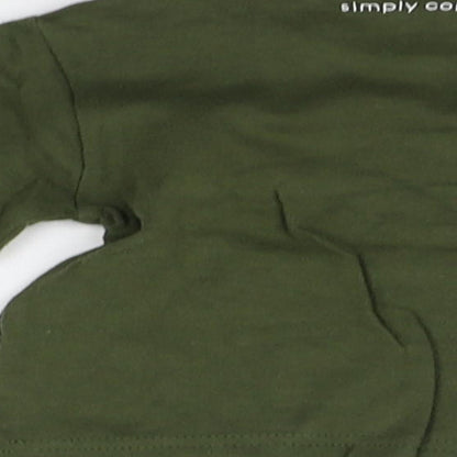 SIMPLY COLOURS Baby Green   Basic T-Shirt Size 9-12 Months