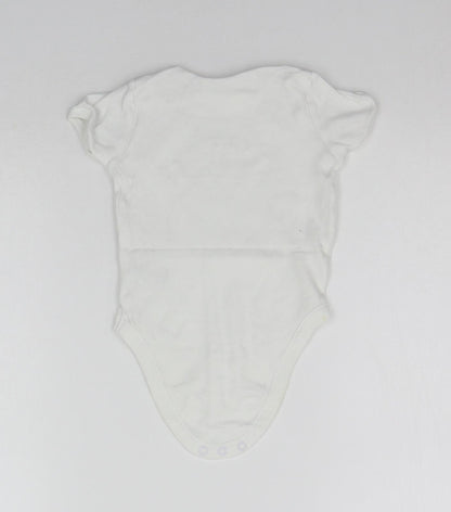 F&F Baby White   Babygrow One-Piece Size 6-9 Months  - Little Star