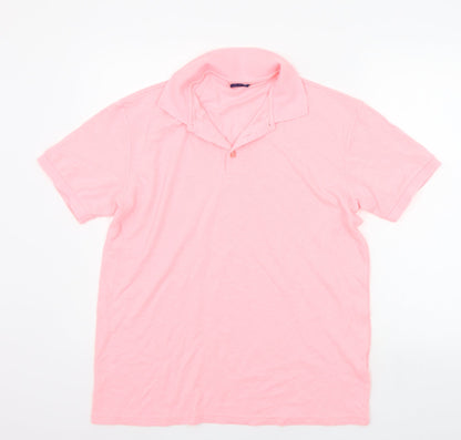 Giorgio Mens Pink    Polo Size L