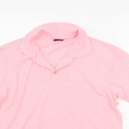 Giorgio Mens Pink    Polo Size L
