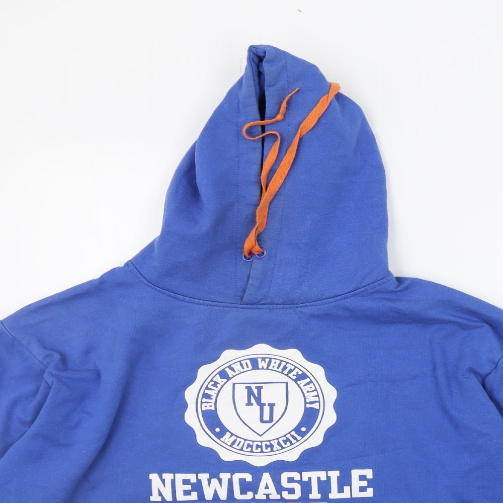 Newcastle United Mens Blue   Pullover Hoodie Size XL