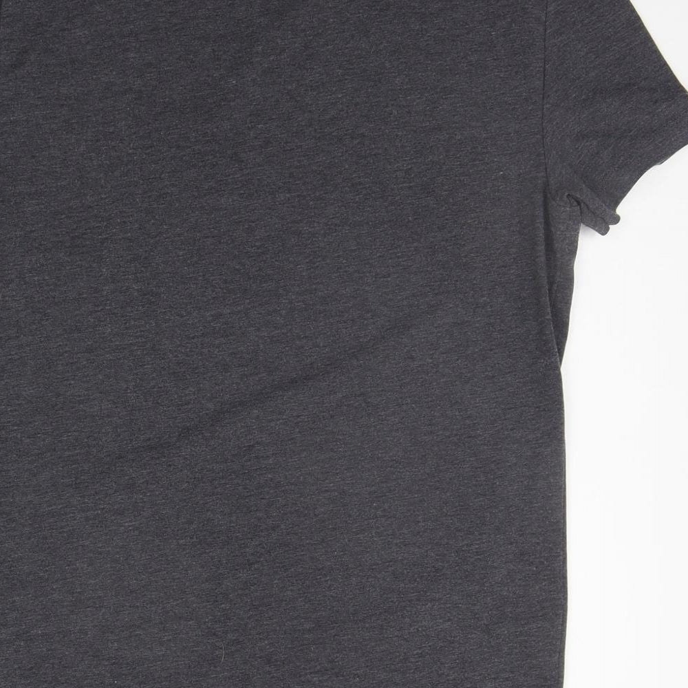 Womens UK Size L ASOS Grey Basic T-Shirt