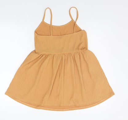 Boohoo Womens Beige   A-Line  Size 8