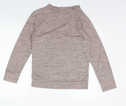 Womens UK Size M QED London Beige Pullover Jumper