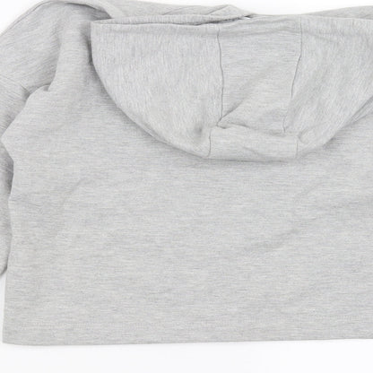F&F Girls Grey   Pullover Hoodie Size 11-12 Years  - future starts today