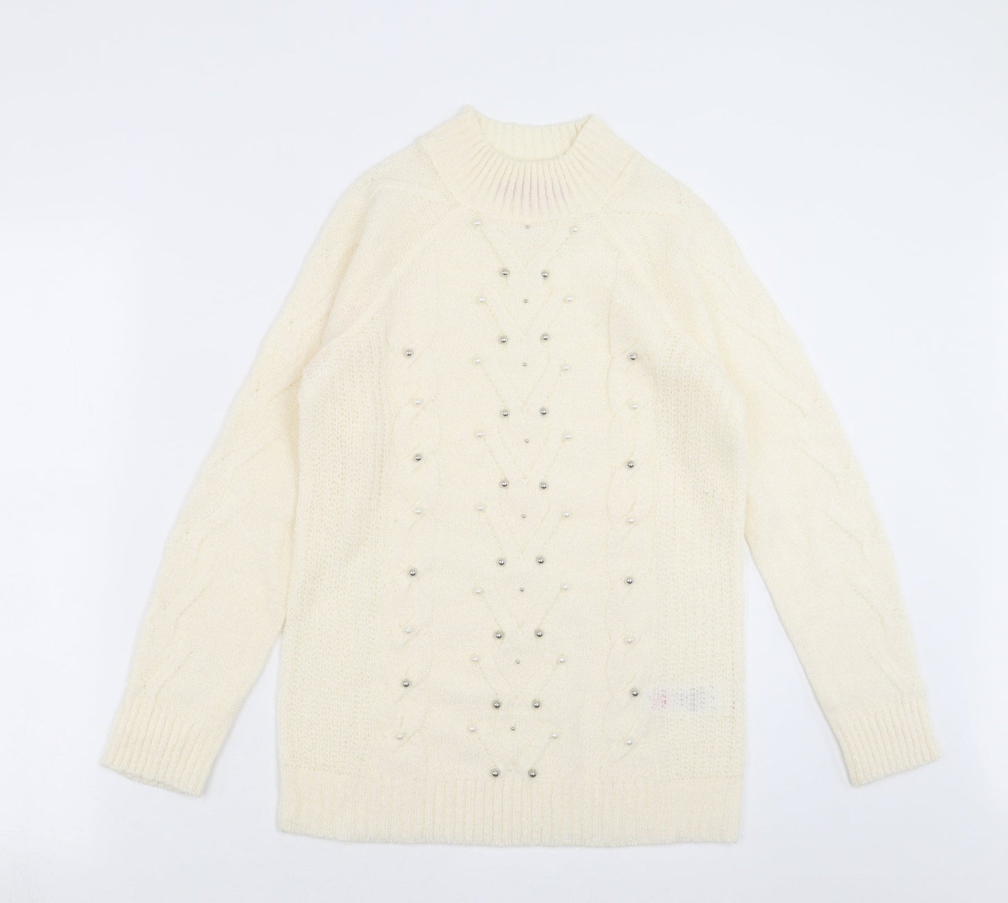 Womens UK Size 8 Together Ivory Pullover Jumper