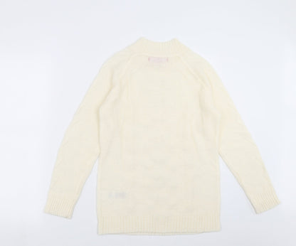 Womens UK Size 8 Together Ivory Pullover Jumper