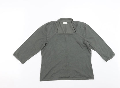 Womens UK Size M MINUET PETITE Green Pullover Jumper