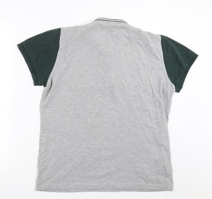 ACW85 Mens Grey    Polo Size L