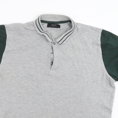 ACW85 Mens Grey    Polo Size L