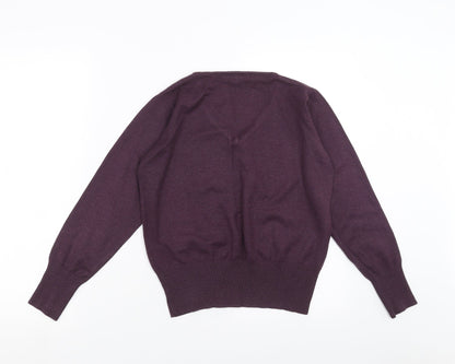 Womens UK Size 14 Preworn Purple Pullover Jumper