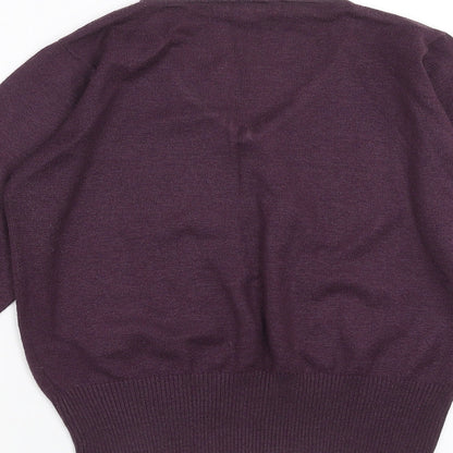Womens UK Size 14 Preworn Purple Pullover Jumper