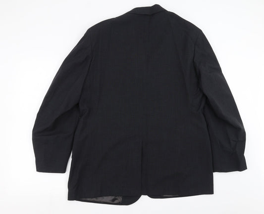 Burleigh Mens Grey   Jacket Suit Jacket Size 44