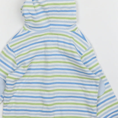 Pep&Co Baby Green Striped  Cardigan Jumper Size 3-6 Months