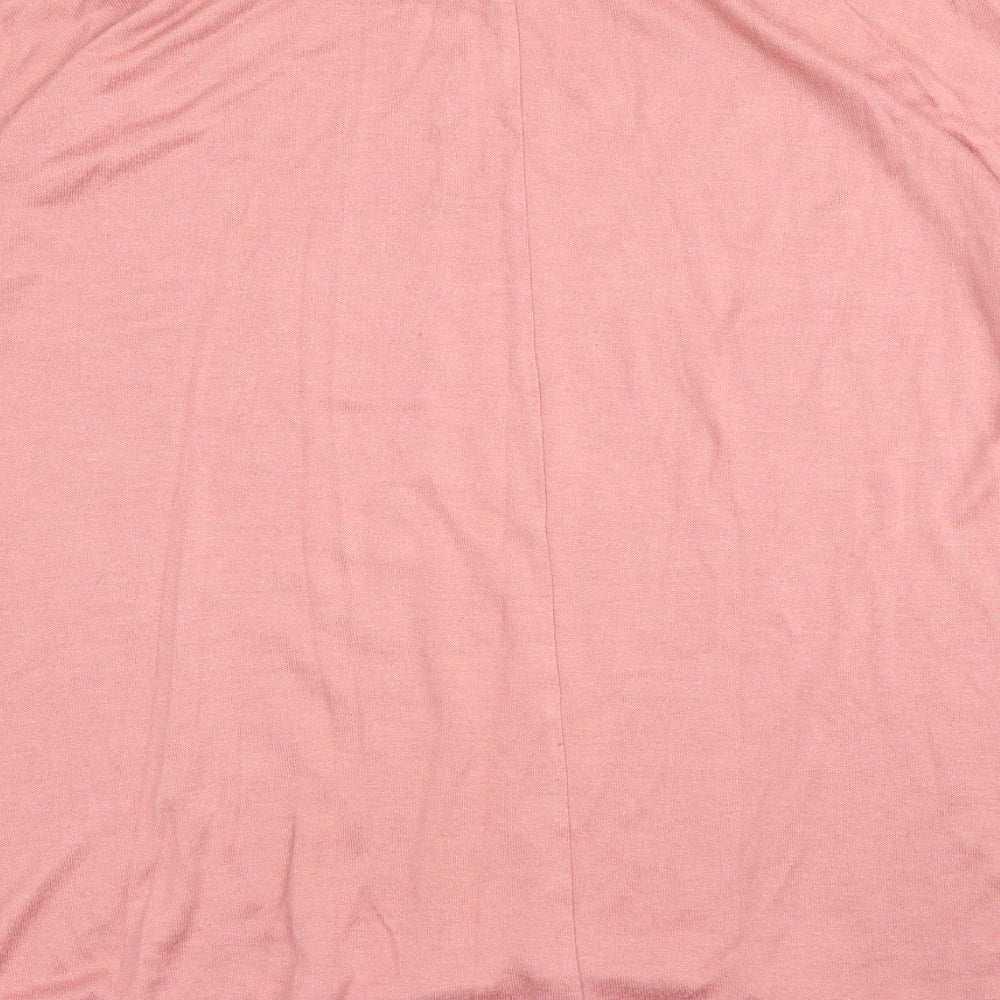 Womens UK Size 18 Papaya Pink Pullover Jumper
