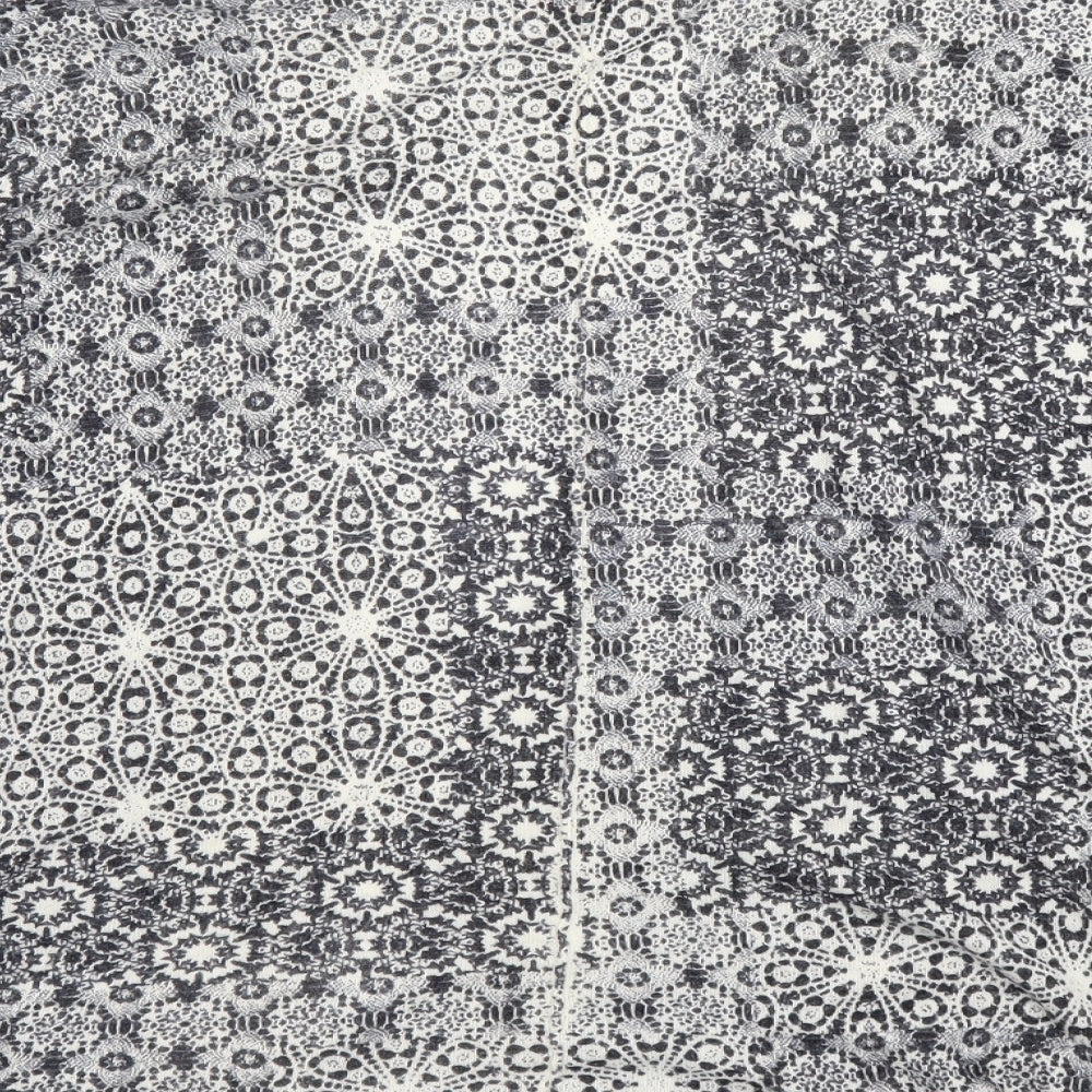 F&F Womens Blue Floral  Cardigan Jumper Size 8