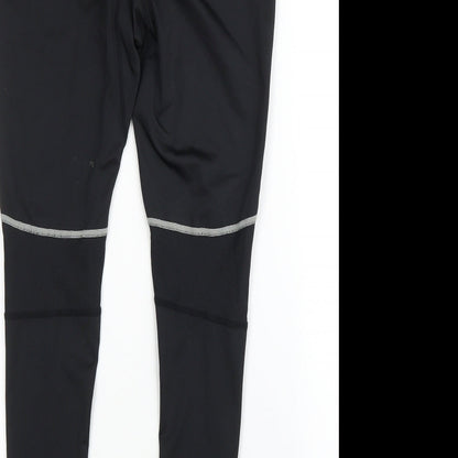 Pioneer Girl Womens Black   Compression Leggings Size S L24 in