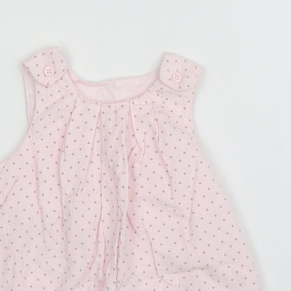 Mothercare Girls Pink  Corduroy A-Line  Size 3-6 Months
