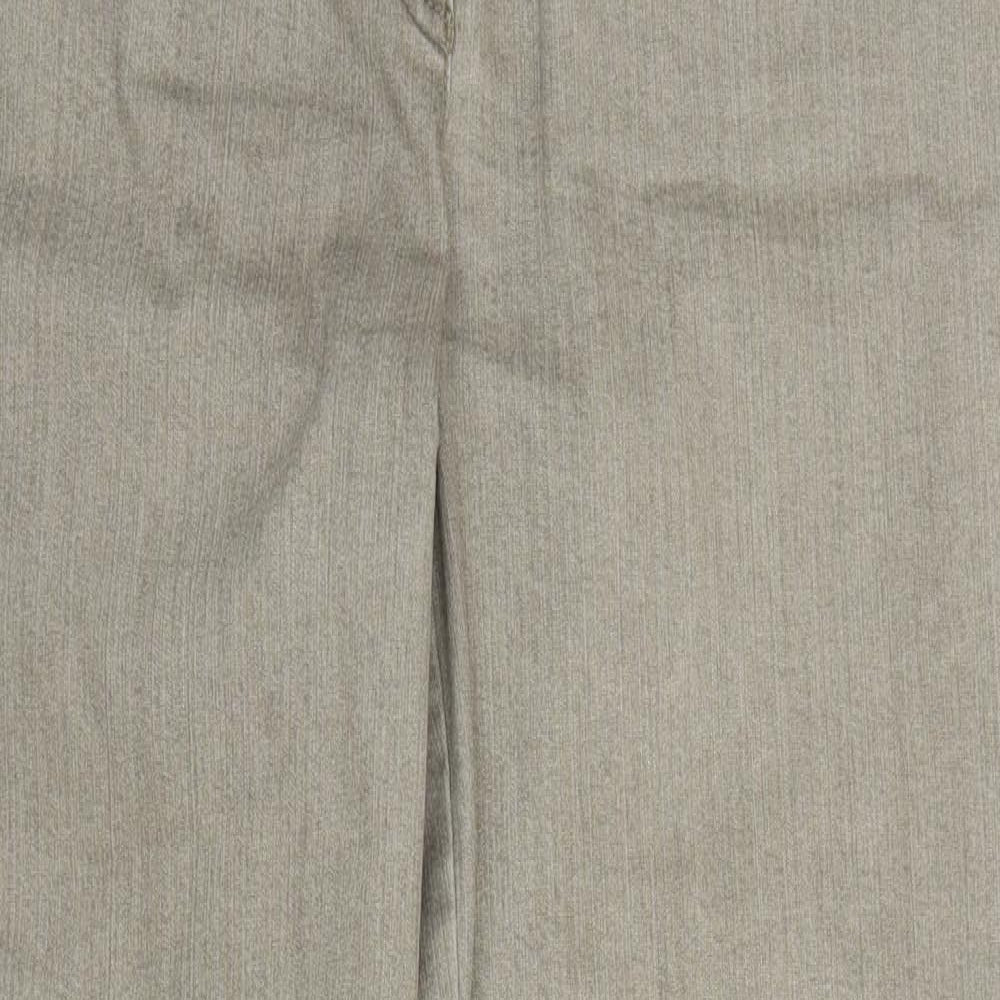 Wichele Womens Beige  Denim Straight Jeans Size 14 L30 in