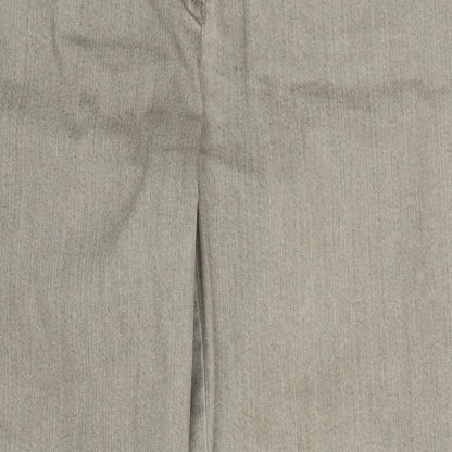 Wichele Womens Beige  Denim Straight Jeans Size 14 L30 in