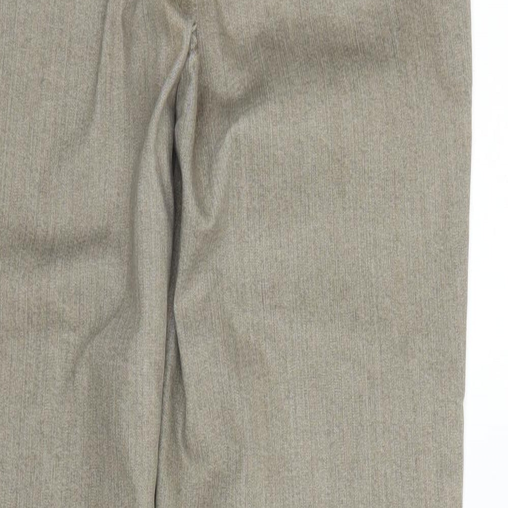 Wichele Womens Beige  Denim Straight Jeans Size 14 L30 in