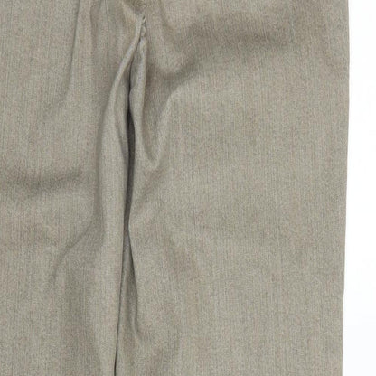 Wichele Womens Beige  Denim Straight Jeans Size 14 L30 in