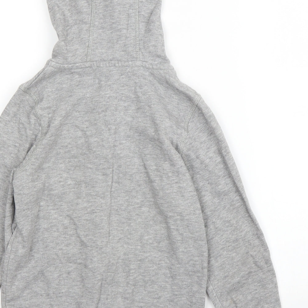 George Boys Grey   Full Zip Hoodie Size 6 Years
