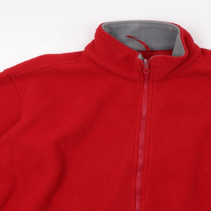 being casual Womens Red   Full Zip Sweatshirt Size 14