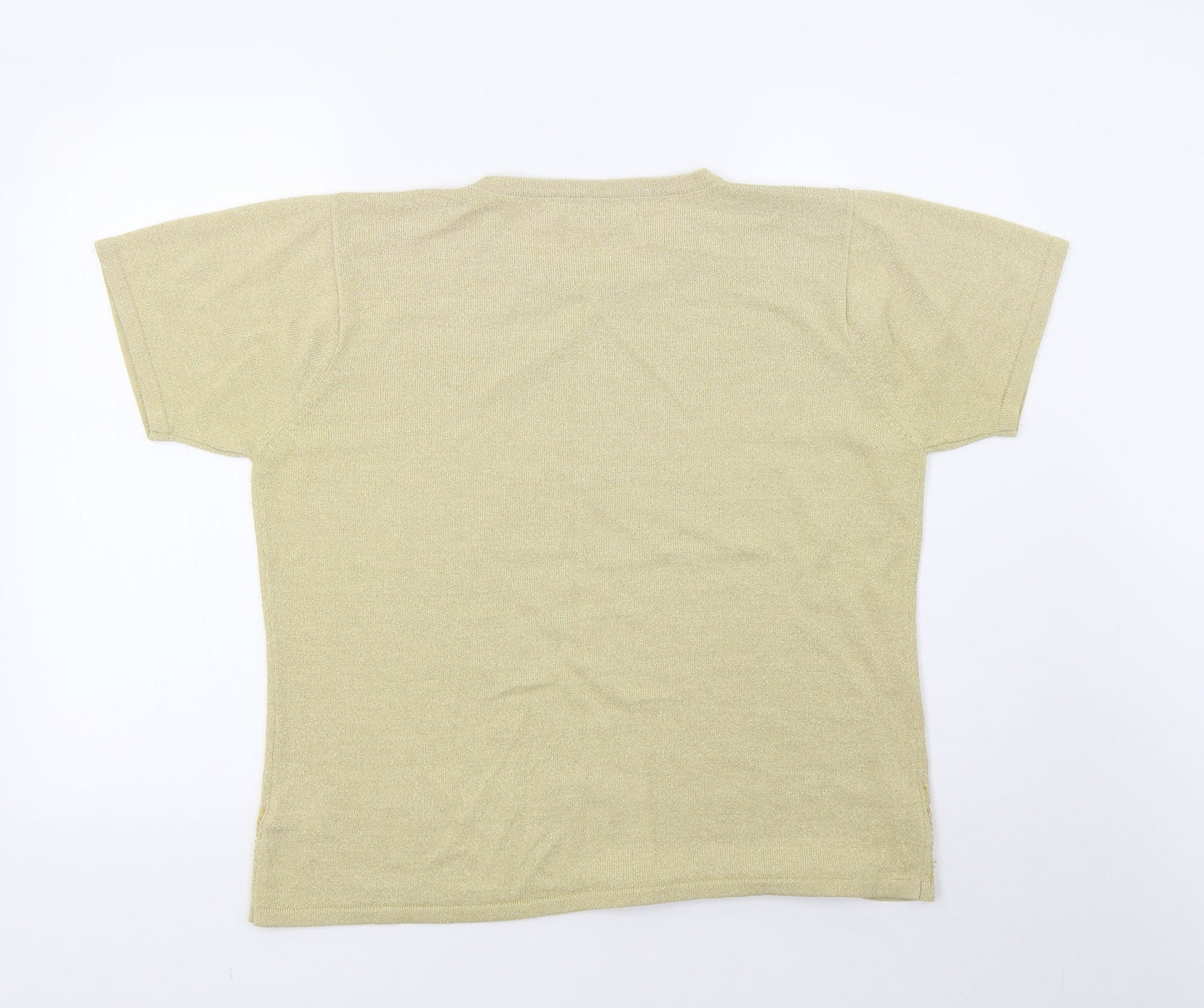 Bonmarché Womens Yellow   Basic T-Shirt Size L