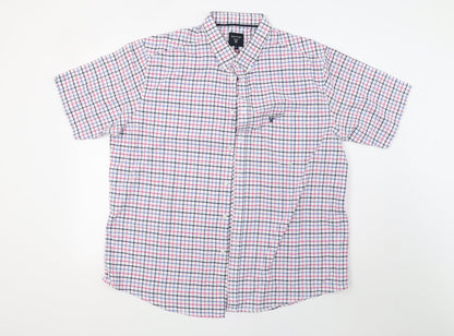 EWM Mens Pink Check   Polo Size XL