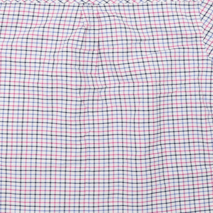 EWM Mens Pink Check   Polo Size XL