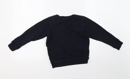 Marks and Spencer Boys Blue   Pullover Sweatshirt Size 4-5 Years  - school wear
