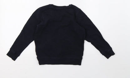 Marks and Spencer Boys Blue   Pullover Sweatshirt Size 4-5 Years  - school wear