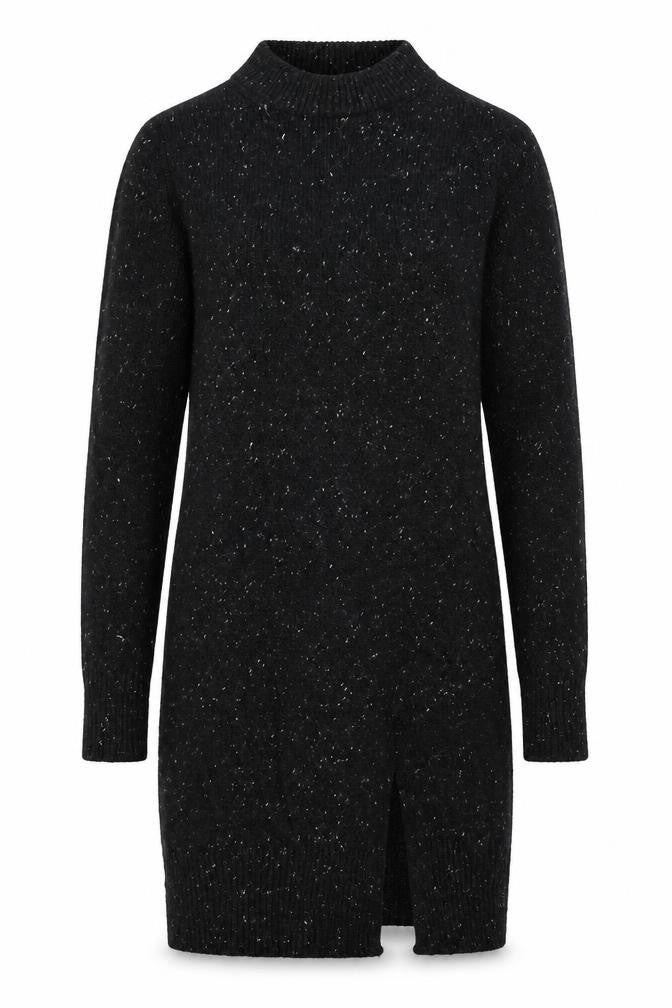 Womens UK Size 10 Papaya Black Tunic Jumper