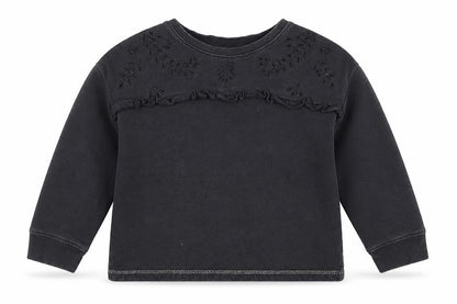 NEXT Girls Grey   Pullover Sweatshirt Size 3 Years