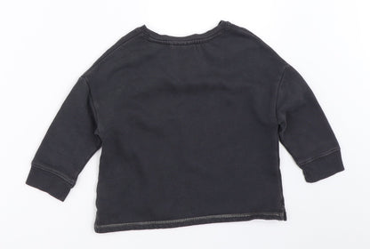 NEXT Girls Grey   Pullover Sweatshirt Size 3 Years
