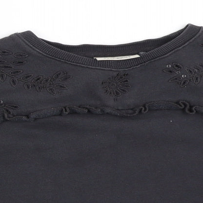 NEXT Girls Grey   Pullover Sweatshirt Size 3 Years