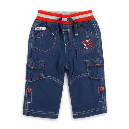TU Boys Blue   Cargo Trousers Size 6-9 Months