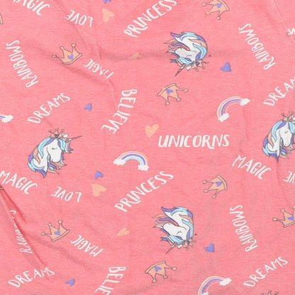 Studio Girls Pink   Basic T-Shirt Size 5-6 Years