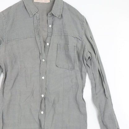 YAYA Womens Grey   Shirt Dress  Size 36