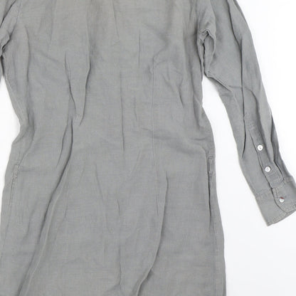 YAYA Womens Grey   Shirt Dress  Size 36