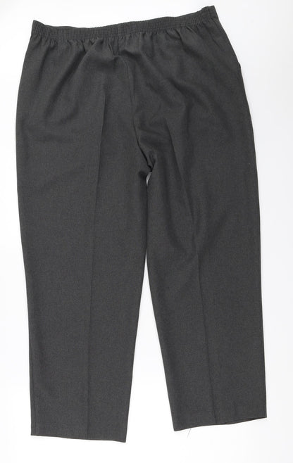 BM Womens Grey   Trousers  Size 18 L26.5 in