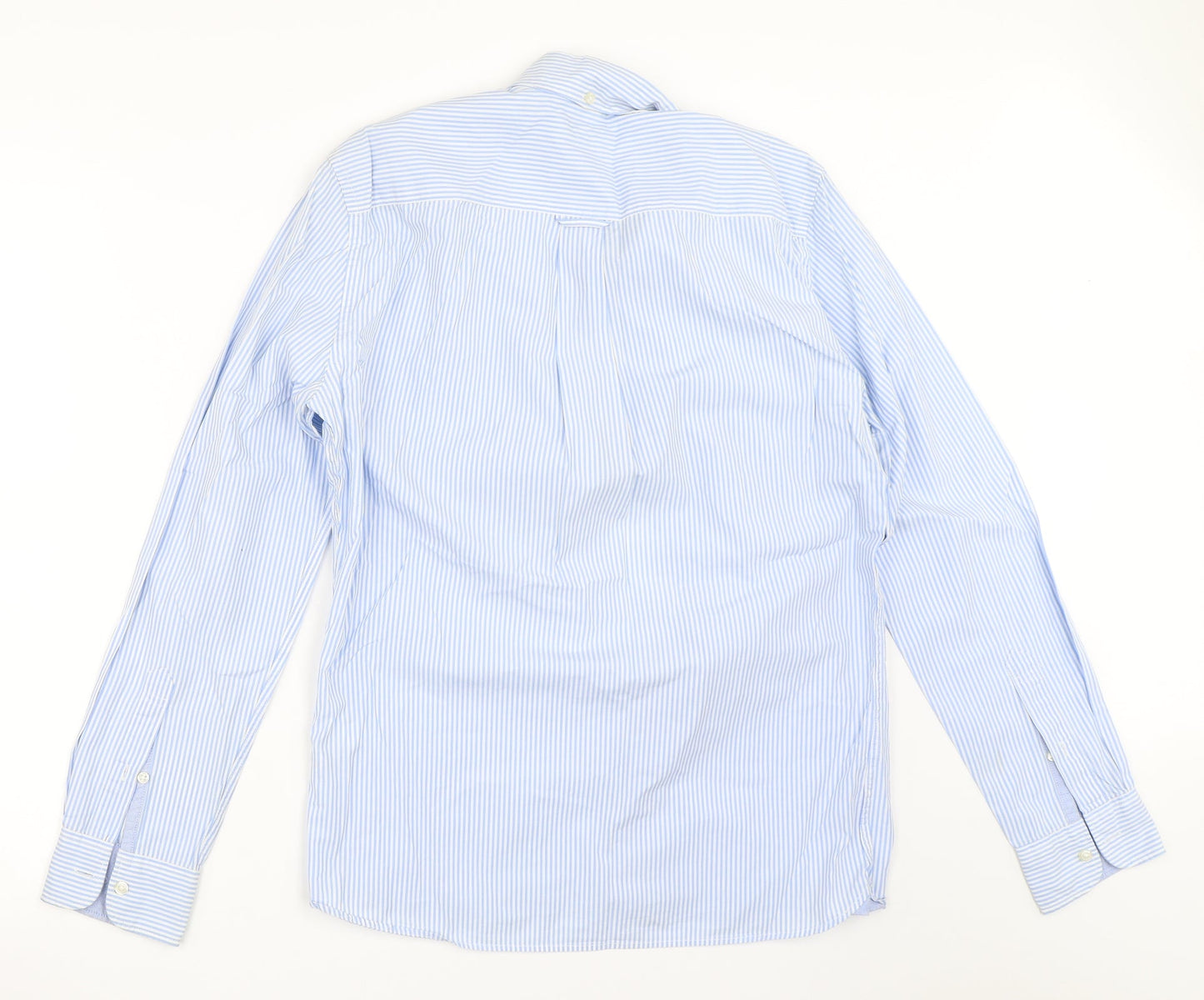 Mens UK Size S NEXT Blue  Button-Up Long Sleeve Casual Shirt