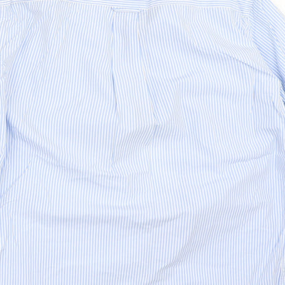 Mens UK Size S NEXT Blue  Button-Up Long Sleeve Casual Shirt