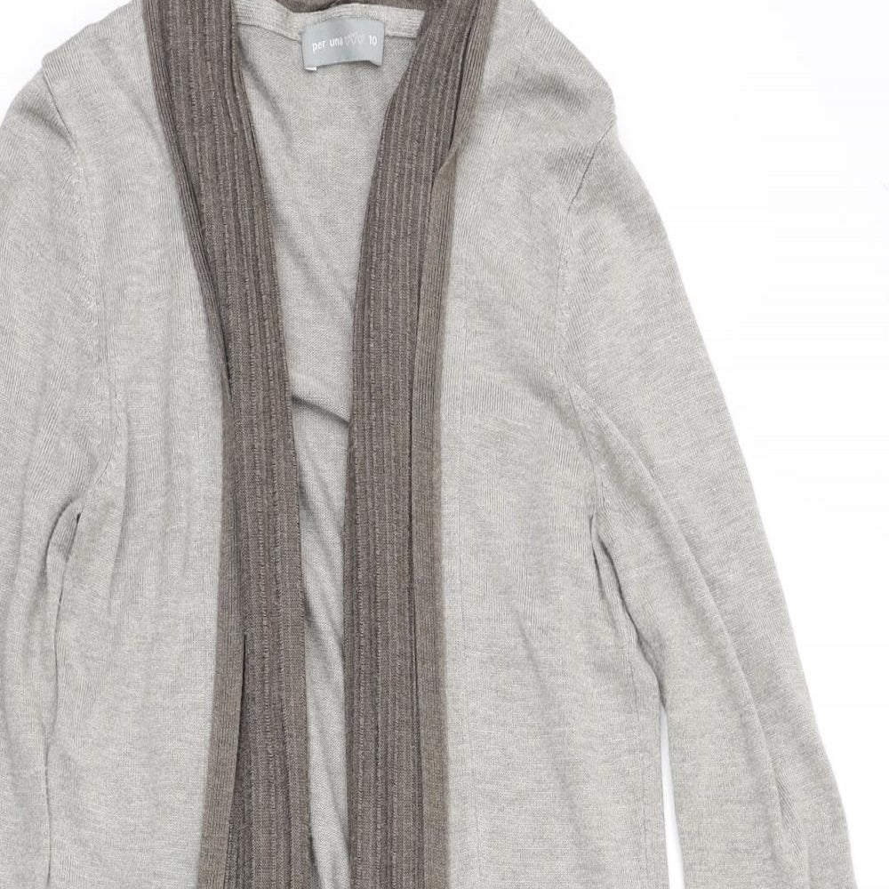 Womens UK Size 10 Marks and Spencer Beige Cardigan Jumper