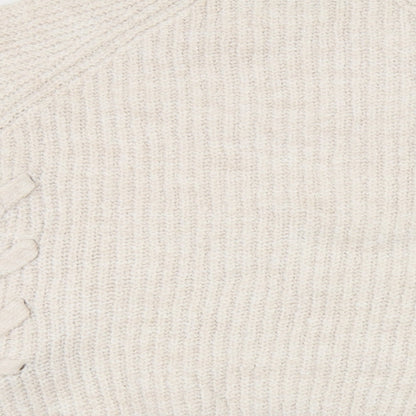 Primark Girls Ivory   Pullover Jumper Size 7-8 Years