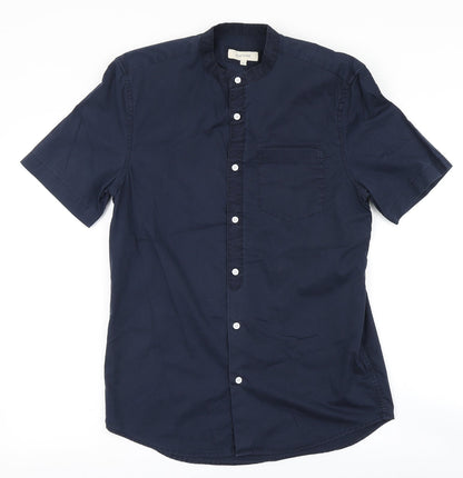 River Island Mens Blue    Button-Up Size S