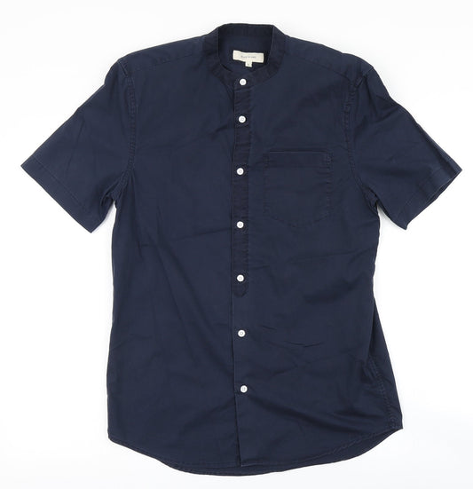 River Island Mens Blue    Button-Up Size S
