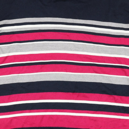 BM collection Womens Multicoloured Striped  Pullover Jumper Size M